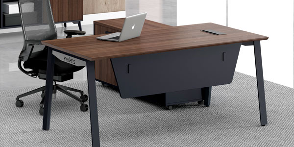 ?，斒宿k公家具|維納系列板式經理桌書柜組合展示視頻